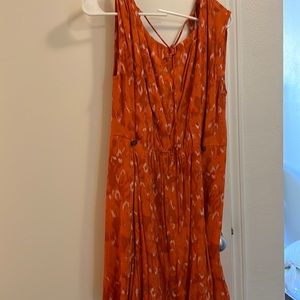 Free people Orange cute dress never worn on sale with the tags
